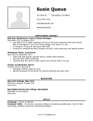 Detailed CV with Picture Letter