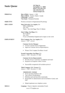 Simple CV Template (A4)