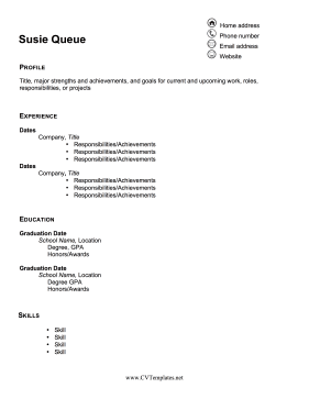 CV Header Icons