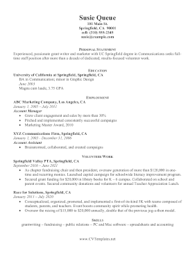 Employment Gap CV Letter