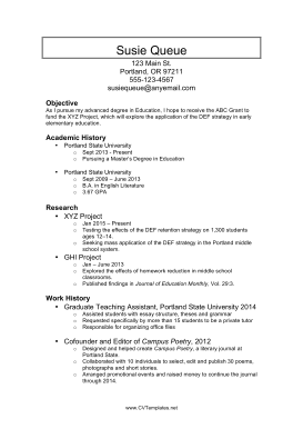 Grant CV (A4)