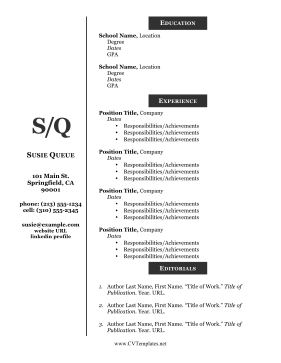 Initial CV