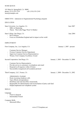 Student ATS CV (A4)