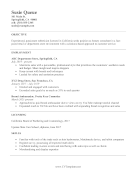 Beauty Consultant CV Letter