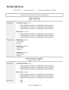 Chemistry CV