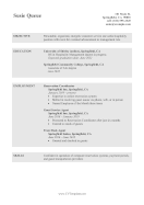 Hospitality CV A4